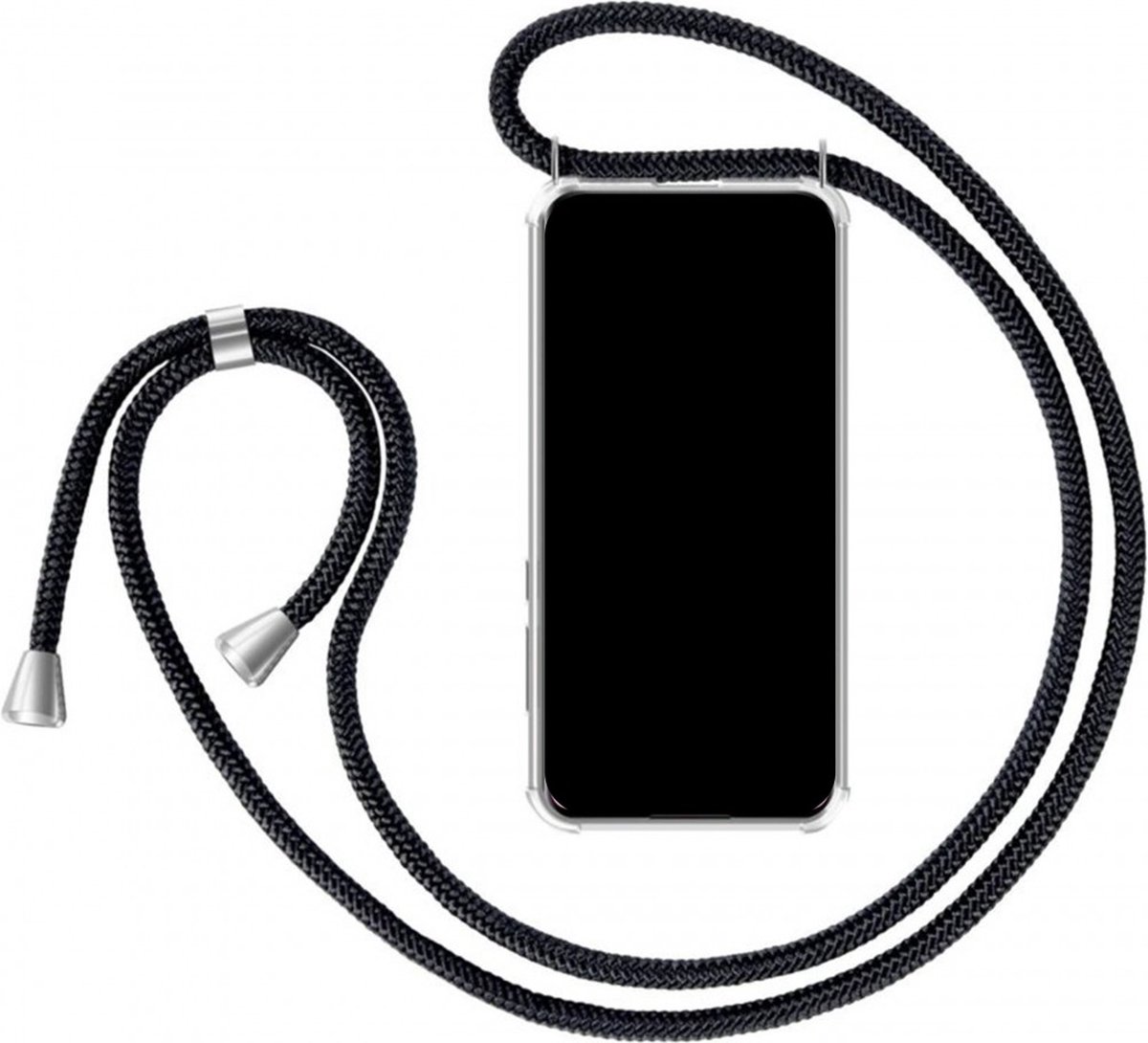 Samsung Galaxy A50 transparant TPU hoesje met koord