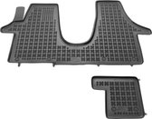 3D rubbermat Volkswagen Transporter T5 2003-2015 met extra mat voor tussen de stoelen