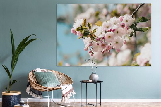 Spring Blossom Canvas 180x120 cm - Tirage photo sur toile (Décoration murale salon / chambre) / Peintures Fleurs sur toile XXL / Groot format!
