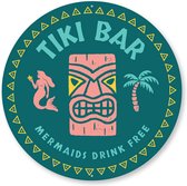 Mermaids Drink Free Tiki Bar Bord