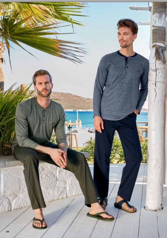 Pyjama set voor heren TShirt met broek voor mannen Hoge kwaliteit