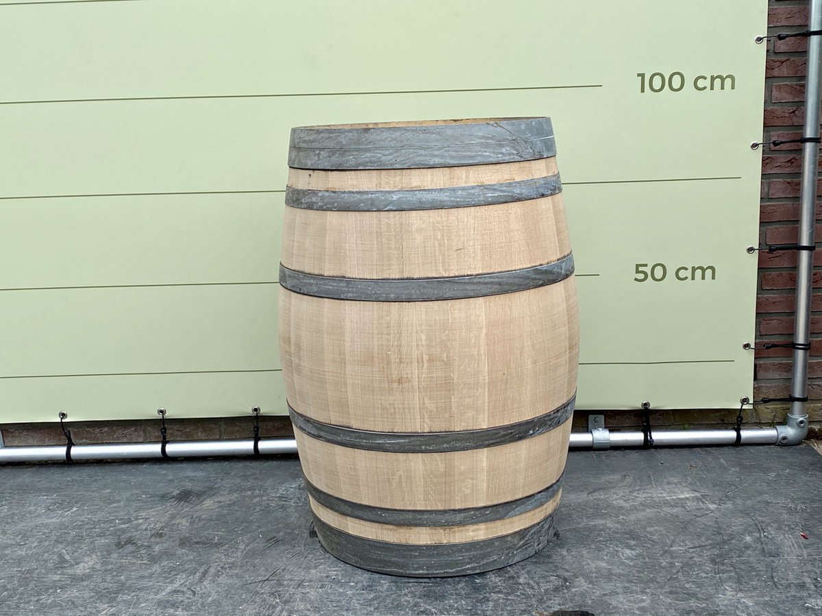 Tonneau en bois, Cuve, baril de pluie., Fût chêne, vin 225 Litre Chêne -  bois