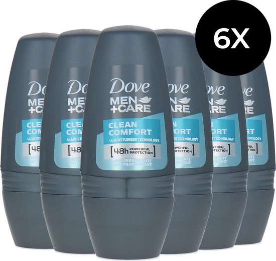 Dove Men + Care Deodorant - Clean Comfort (6 stuks)