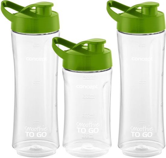 Concept SM3365 Smoothie maker 0,6 l Blender voor op aanrecht 300 W Groen, Wit van CONCEPT — afbeelding 3