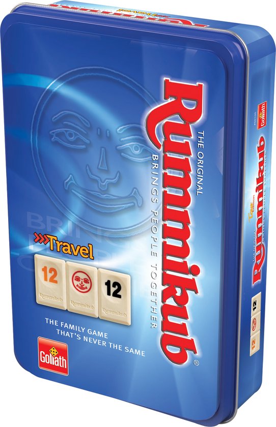 Gezelschapsspel: Rummikub Travel Tin - Reisspel - Gezelschapsspel, uitgegeven door Goliath