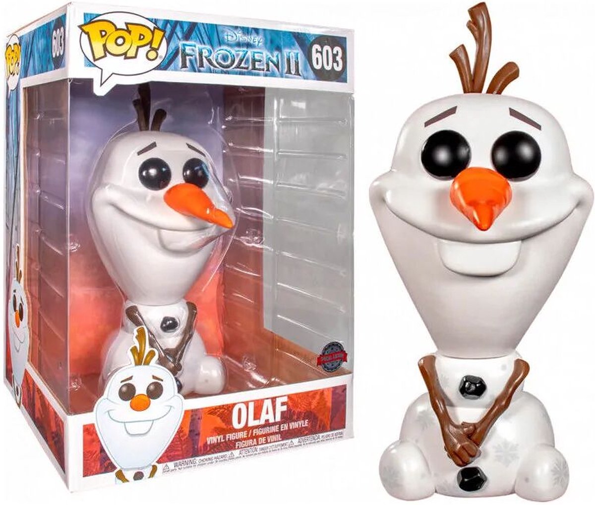 Disney - Frozen II - POP N° 603 - Olaf 10 Super Size Exclusive SE 