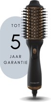 AGERMANN 4-in-1 Warme luchtborstel - Keramische Magic Brush - Lang/Kort/Stijl/Krullen - 1200W - Goud