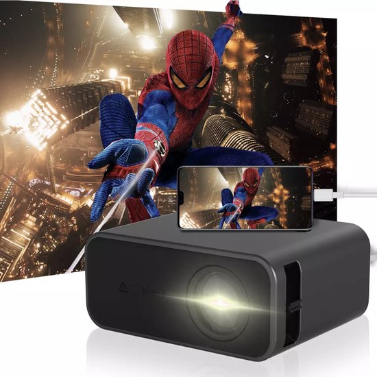 Cr38 Hoe Cinea Android 9 ini 4K Sart Video Projector - Android Projector, ini Projector