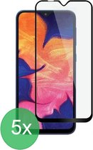 Screenprotector Geschikt voor: Samsung Galaxy A10 / M10 Full 5x - screen protector - volledige glas - bescherming - beschermglas - ZT Accessoires