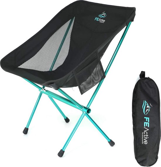 FE Active - Kompakter Klapptisch aus Vollaluminium, ultraleichter tragbarer Campingtisch für Strand, Wandern, Trekking, Picknick, Backpacking, Camping, Sportveranstaltungen | In Kalifornien entworfen