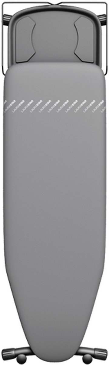 Goedkoopste Laurastar Strijkplank Plusboard, 42 cm x 125 cm, 100 katoen, geschikt voor de meeste stoomstrijkijzers, verstelbare hoogte, geïntegreerd paar wieltjes, 9 kg, comfortabele opslag