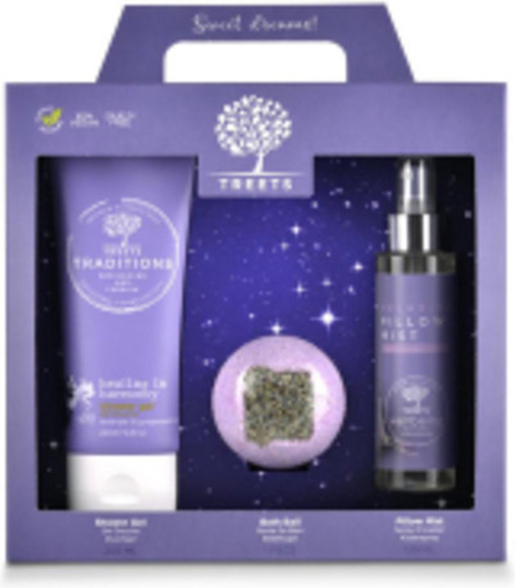 Treets Sweet Dreams geschenkset - verpakking 100% vegan - Caduo set - Giftset