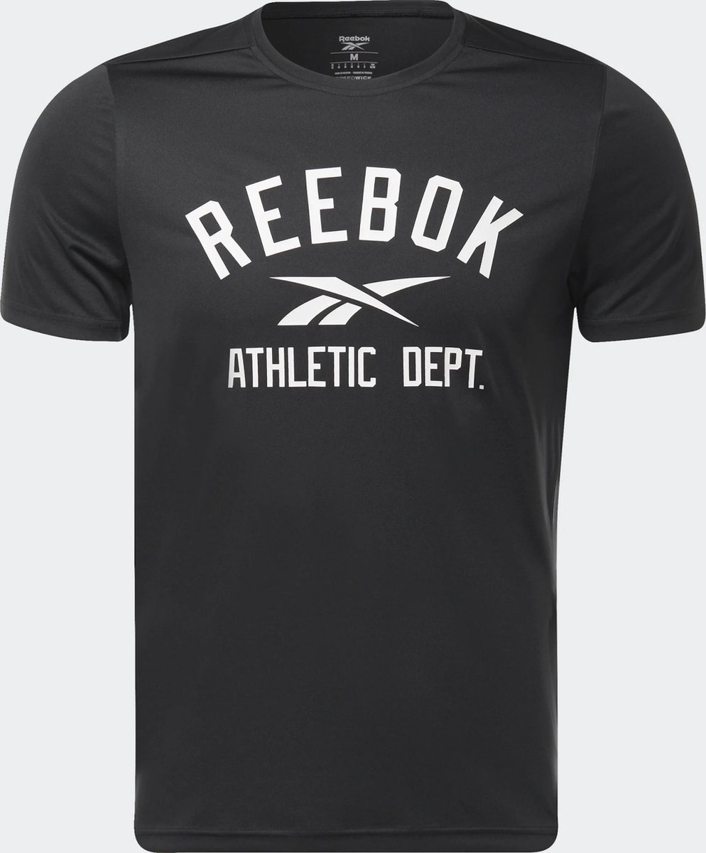 Reebok Sportshirt model Graphic Tee Heren Zwart