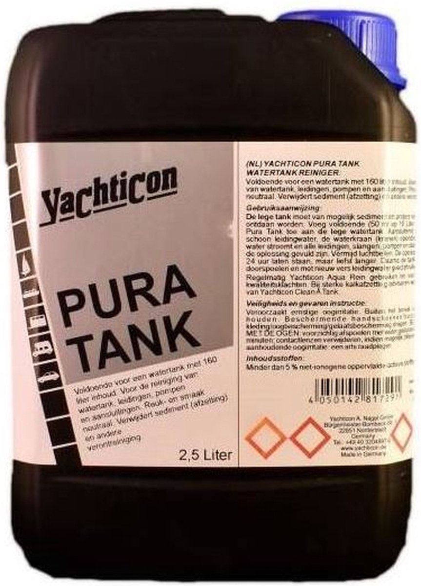 Yachticon Pura Tank Watertankreiniger - Nieuwe Formule 2.5 liter
