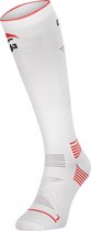 Gladiatior Sports Compressiekousen - Ventilerende Compressiesokken - Steunkousen voor Hardlopen - Unisex - Per Paar - Wit - L