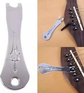 Lintage Guitars - Brugpin sleutel - Sleutel voor brugpinnen gitaar - Brugpin hefboom - Brugpinnen verwijderaar