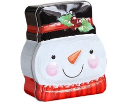 Sneeuwman Blik - Kerst Kerstmis Pot - Kerstartikelen voor Binnen