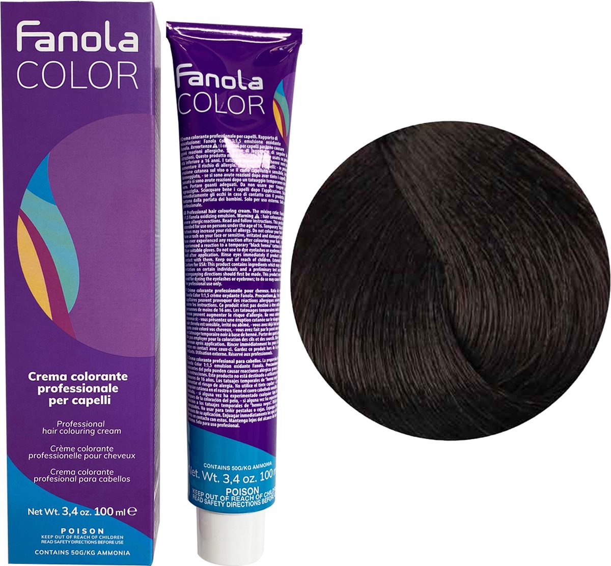 Fanola Haarverf Professional Colouring Cream 5.29 Extra Chocolate | bol.com