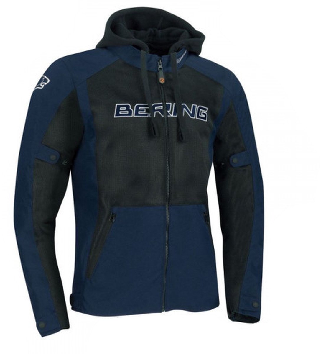 Bering Spirit Black Blue Textile Motorcycle Jacket XL