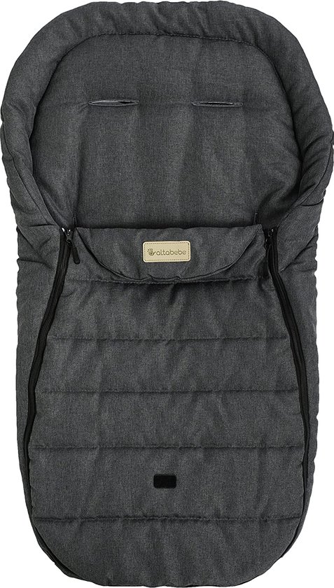 Fenteer Kinderwagen Fußmuff Schwarz - Wasserdichte Fußabdeckung Für Winter