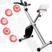 GoodVibes - Hometrainer - LCD Display - Inklapbaar - F-Bike - Fitnessfiets - Fitnessbike - X-Bike