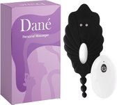 Essential Pleasure Dané - Vibrators voor Vrouwen - Vibrator met Afstandsbediening - Seashell - Clitoris Stimulator - Zwart