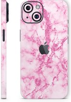 iPhone 14 Skin Marmer Roze - 3M Sticker - Wrap