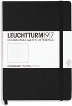 Leuchtturm 1917 Notitieboek Zwart - Medium (A5) - Puntjes
