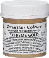 Sugarflair Pump Spray Voedingskleurstof Navulling - Glitter Nevel - Extreme Goud - 25g