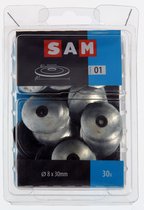 Rundmutter RF | M8 | 20x10x10mm | SW5 | Messing - Nüssle-Verbindungstechnik