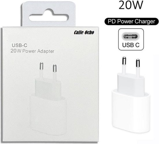 Adaptateur USB-C Chargeur Rapide - Convient pour Apple iPhone - 14 | bol.com