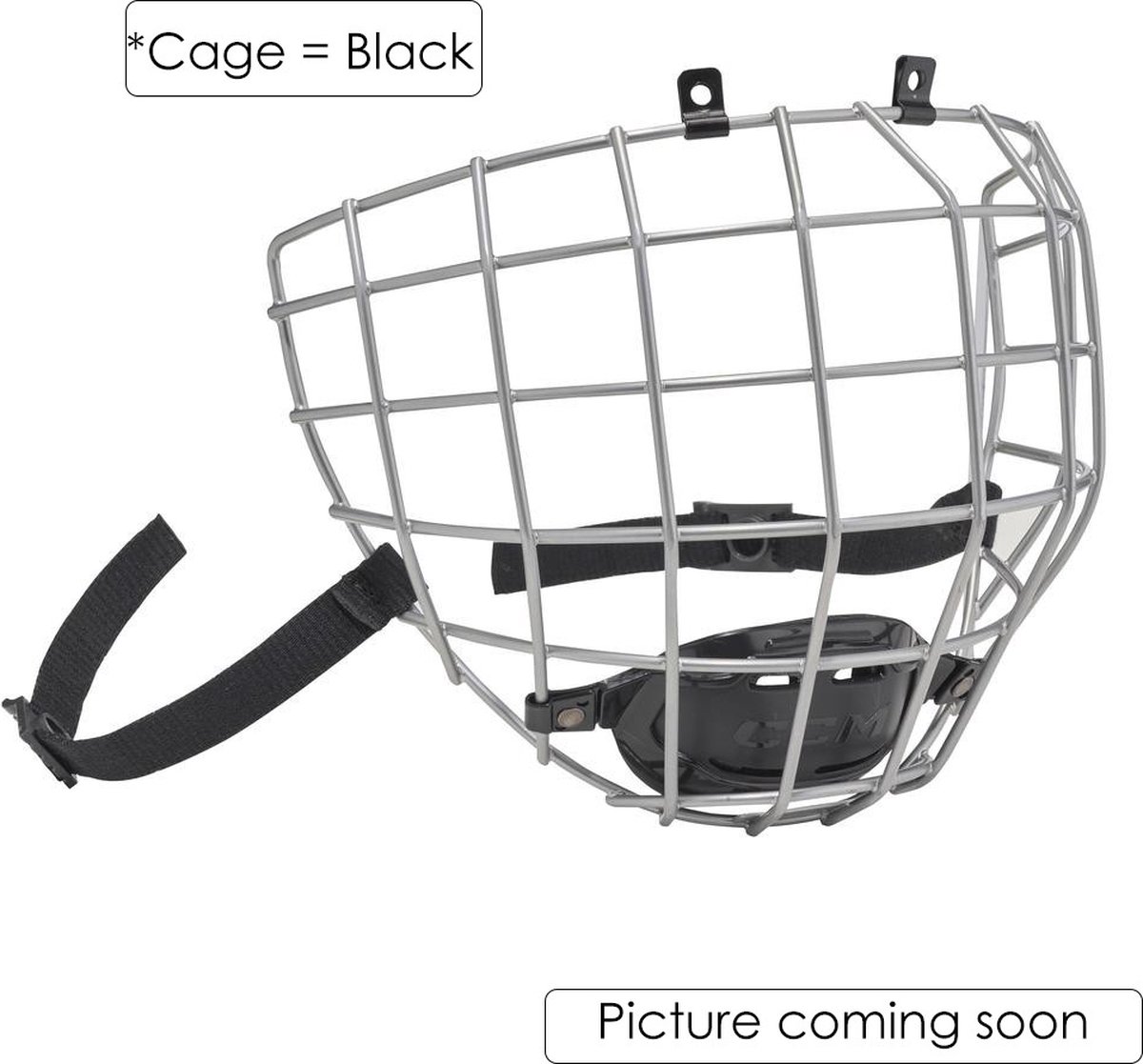 CCM - 70 - Gezichtsmasker - IJshockey Helmvizier - Volwassenen - Zwart - S