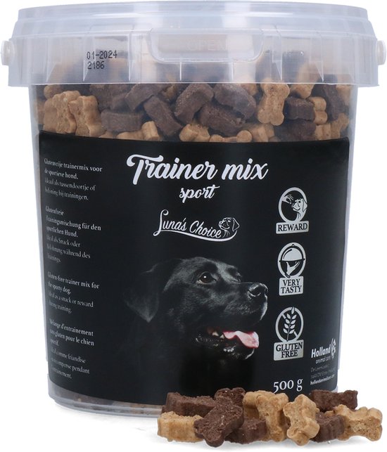 Luna’s Choice Trainermix met vleessmaak – Hondensnacks voor bij de training – Zachte hondensnoepjes – Geen toegevoegde suikers - Glutenvrij