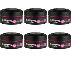 Gummy Keratin Complex Styling Wax Gloss Extra Hold 6 stuks