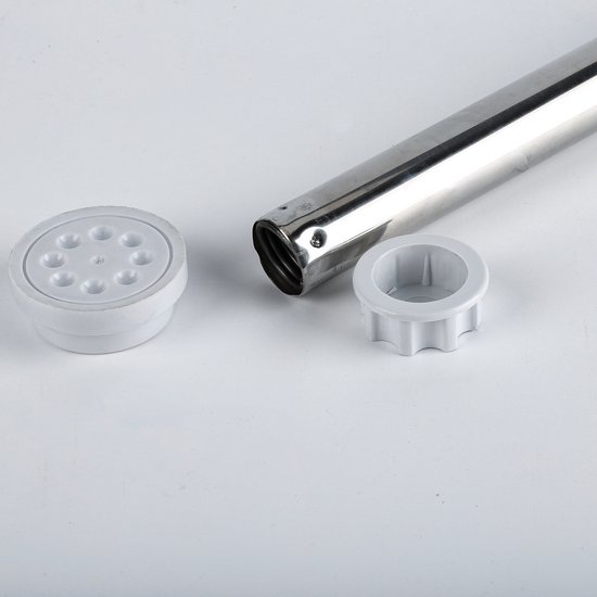 Douchegordijnstang Douchegordijnroede RVS zonder boren, lengte