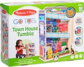 Melissa & Doug GO Tots Immeuble en bois Tumble Fun (avec 3 disques) - Jouets en bois - speelgoed d'éveil pour tout-petits - Balles sensorielles -12m+- Cadeau pour bébés garçons et filles