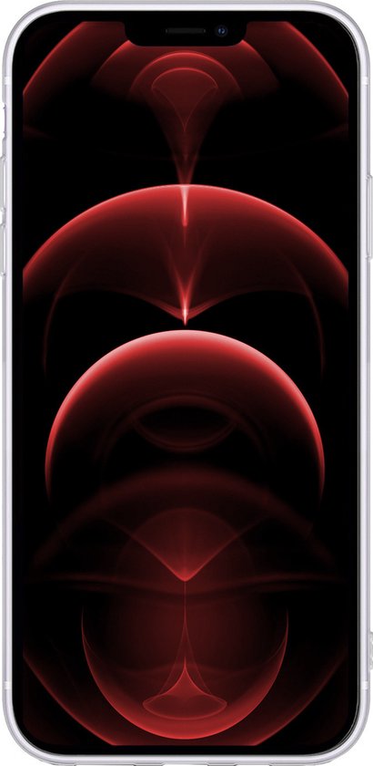 Coque pour iPhone 14 Coque en Siliconen et 2x Glas de protection d'écran avec encoche fermée - Coque pour iPhone 14 Coque en Siliconen avec 2x verre de protection - Transparent