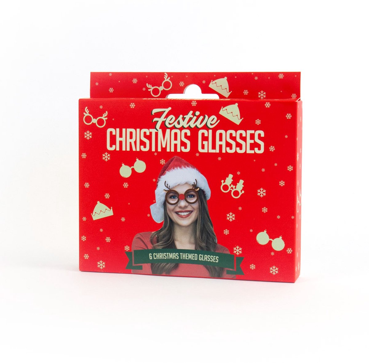 DPKOW 30 stuks papieren grappige kerstfeest bril foto rekwisieten voor Kerstmis party gunst accessoires, kerstboom kransen kerstman sneeuwpop peperkoek huis gerstsuiker dwergpinguïn