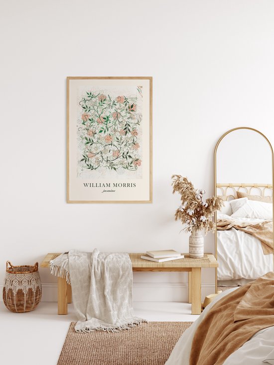 William Morris Poster - Abstracte Bloemen - Bloemen Poster - 30 x 40 cm - 
