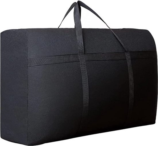 SEPSCO 2 Stks Grote Opbergtas, 105L Onderbed Kleding Opbergzakken met Ritsen King Size Oxford Doek Bewegende Zakken Waszakken Voor Dekbed Dekens Beddengoed Kussens Vochtbestendig Geen Geur (zwart SEPSCO 2 Stks Grote Opbergtas, 105L Onderbed Kleding Opbergzakken met Ritsen King Size Oxford Doek Bewegende Zakken Waszakken Voor Dekbed Dekens Beddengoed Kussens Vochtbestendig Geen Geur (zwart