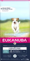Bol.com Eukanuba Adult Small Medium Grain Free Zeevis - Hondenvoer - 12 kg aanbieding