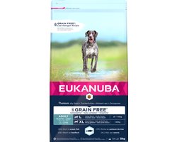 Eukanuba Adult Large Grain Free Zeevis - Hondenvoer - 3 kg