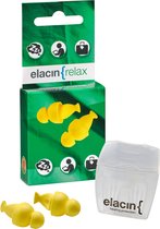 Elacin Universal Relax oordoppen zonder filter - 1 paar incl. bewaardoosje