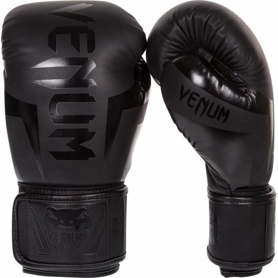 Gants de boxe Venum Elite Muay Thai Zwart Zwart 8 OZ