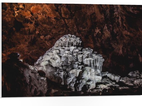 WallClassics - PVC Schuimplaat - Grotta Gigante - Italië - 75x50 cm Foto op PVC Schuimplaat (Met Ophangsysteem)