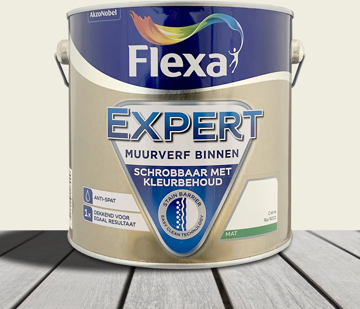 Flexa Expert Muurverf Creme / Ral 9001 2.5 L