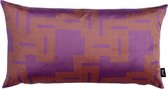 Raaf Hock - coussin décoratif - 40x70cm - violet