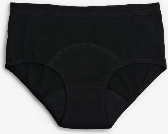 ImseVimse - Imse - Sous-vêtement menstruel - Sous-vêtement d'époque hipster - Flow léger / XXL - eur 52/54 - noir