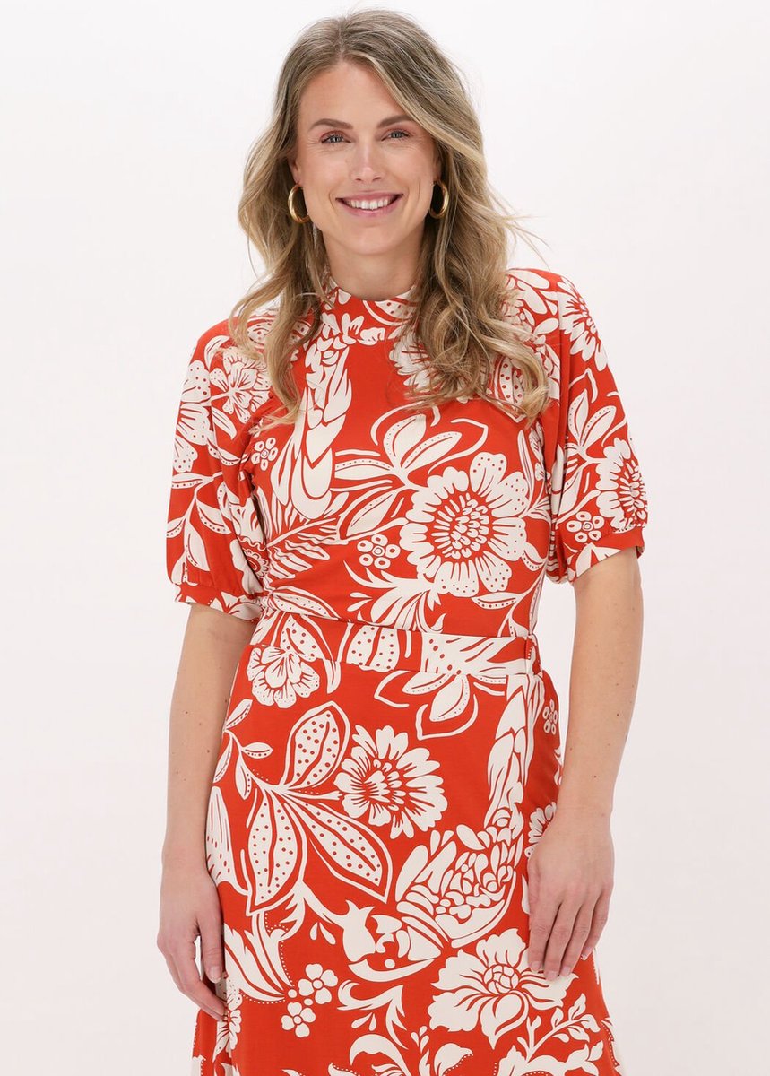 Juffrouw Jansen Nathalie Tops & T-shirts Dames - Shirt - Oranje - Maat S