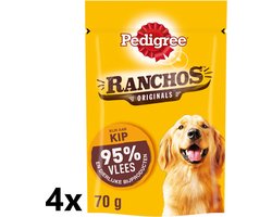 Pedigree - Ranchos Originals met Kip - 4x70g